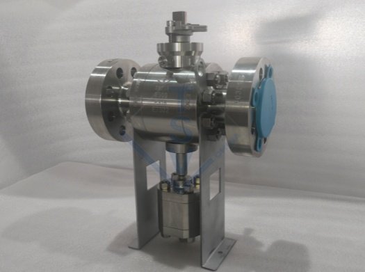 DBB High-Pressure Stainless Steel Trunnion Ball Valve