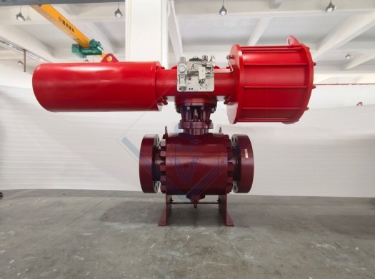 ESDV Pneumatic Emergency Shutdown Trunnion Ball Valve