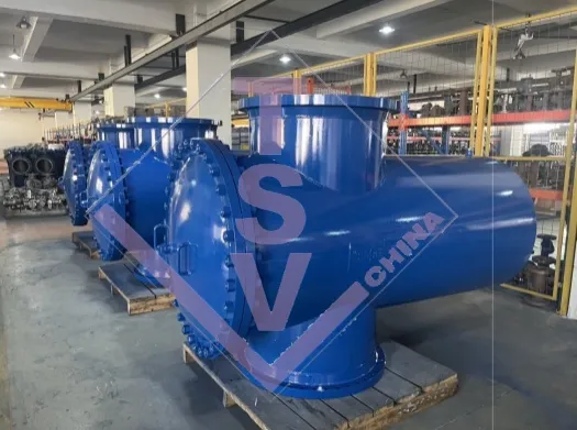 Heavy Flanged Bolted Cover High-Capacity Basket Strainer
