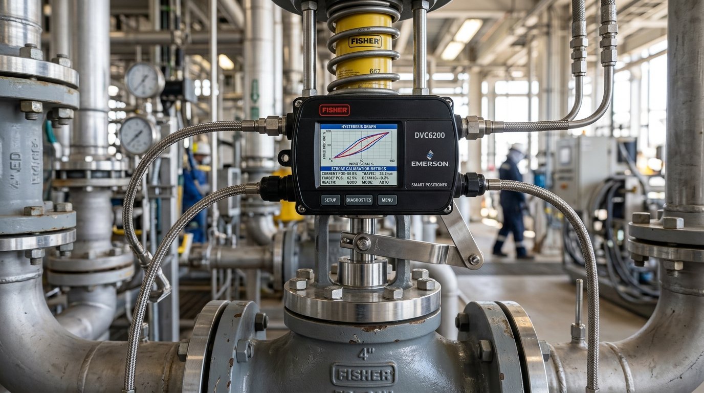 Field Diagnostics and Smart Positioner Calibration on Live Control Valve