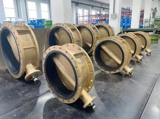 Double-Flanged Large Bore AWWA Waterworks Butterfly Valve