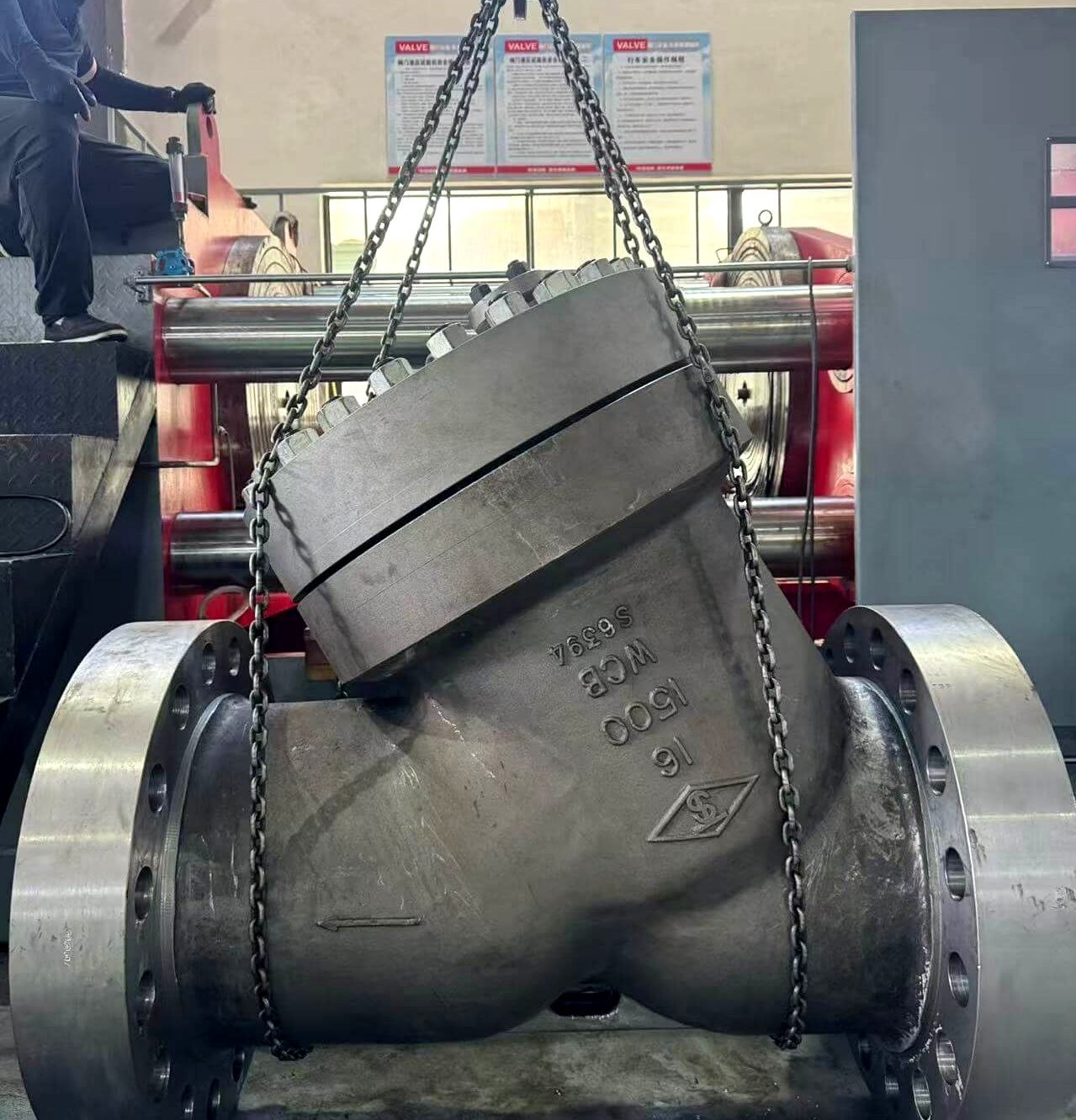 Chile Mining Heavy Ball Valve Assembly
