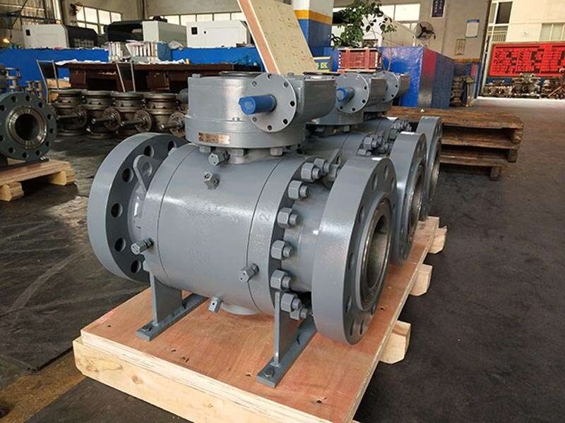 Forged Steel 3-Piece Bolted Body Trunnion Ball Valve