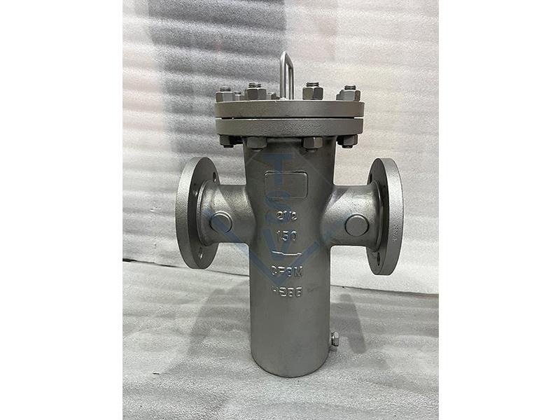 Quick-Opening Clamp Cover Simplex Basket Strainer