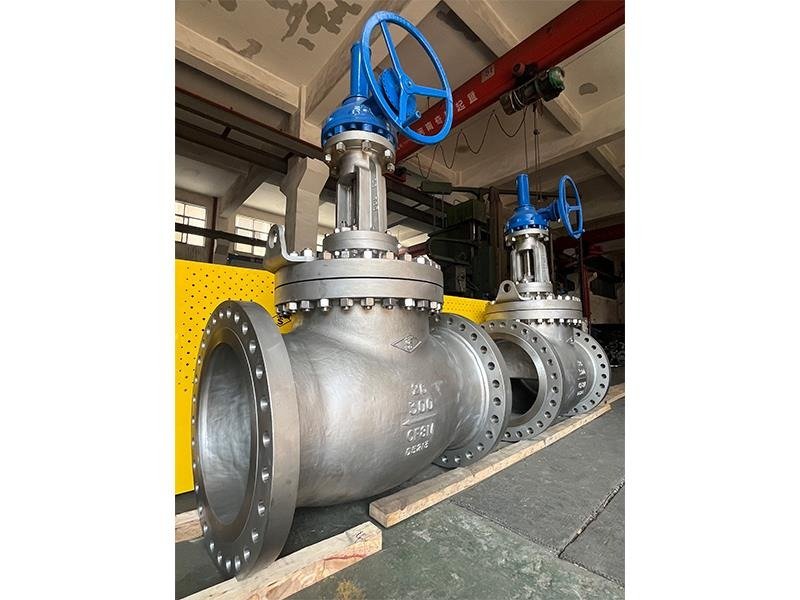 TSV stainless steel flanged globe valve - CF8M precision cast