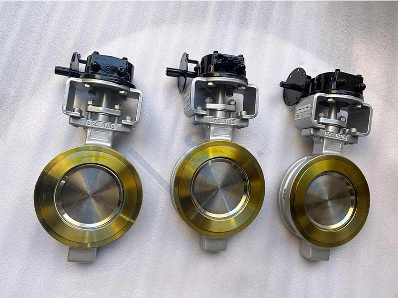 High-Pressure Cast Steel Double Eccentric Flanged Butterfly Valve