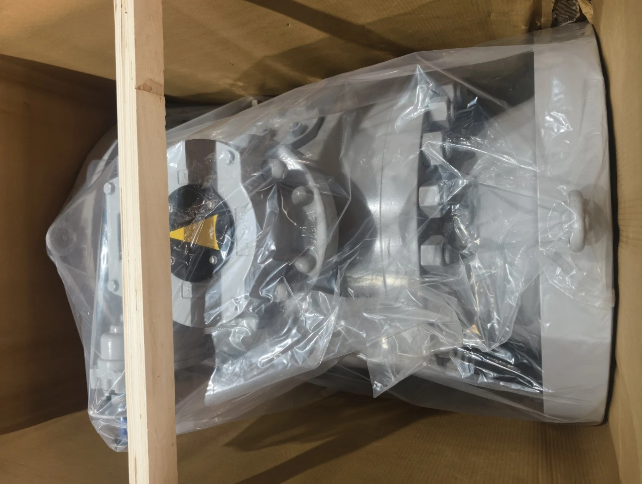 TSV Valves Heavy-Duty Wooden Crate Packing for Export Delivery