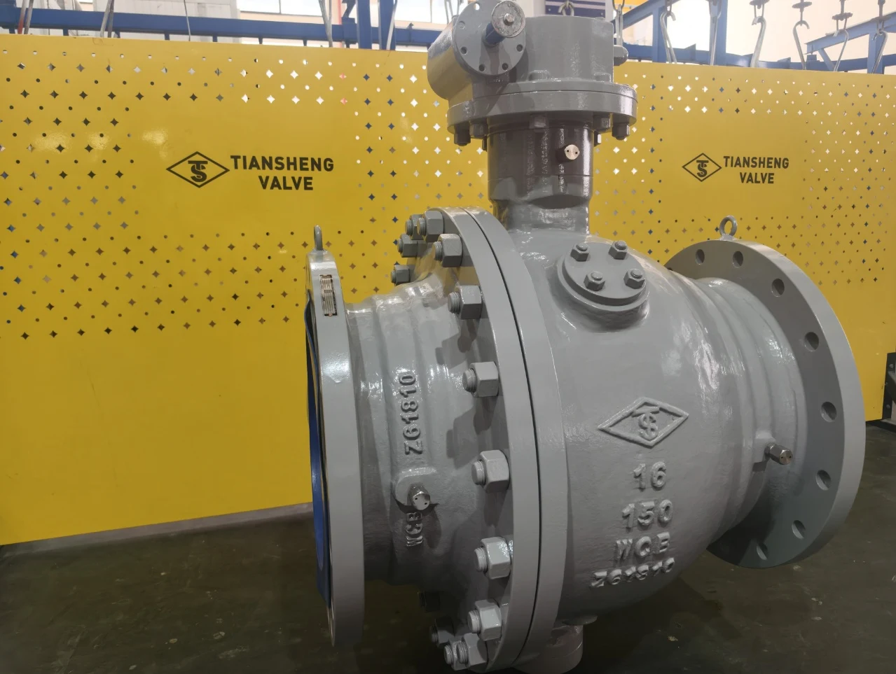 TSV Gear Operated Large Diameter API 6D Heavy Duty Trunnion Ball Valve