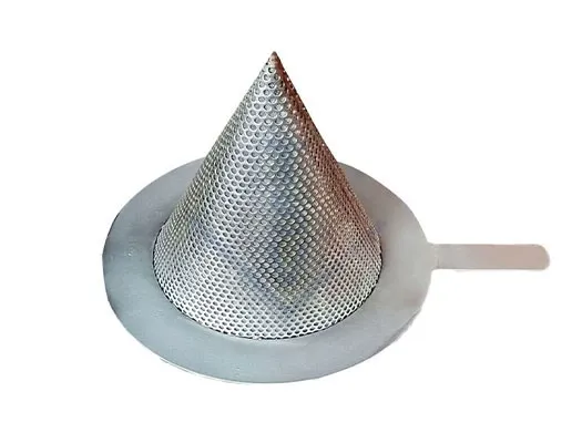 Wafer Type Temporary Conical Witch's Hat Strainer