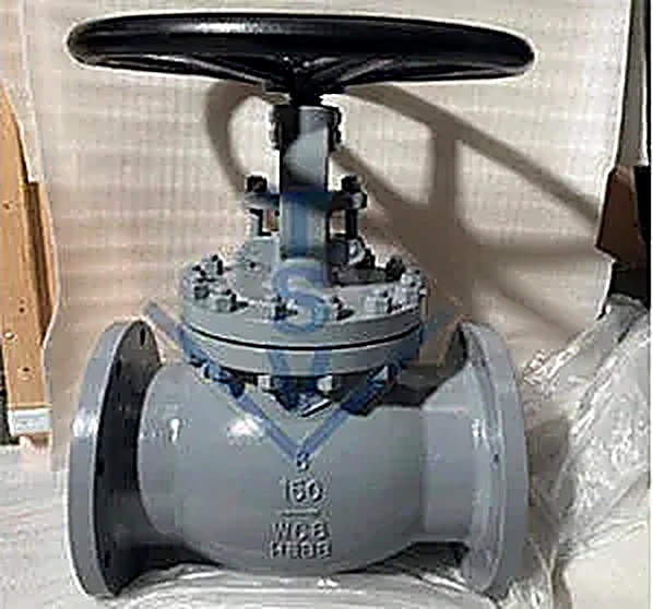 TSV Flanged Cast Steel Globe Valve Real Factory Production