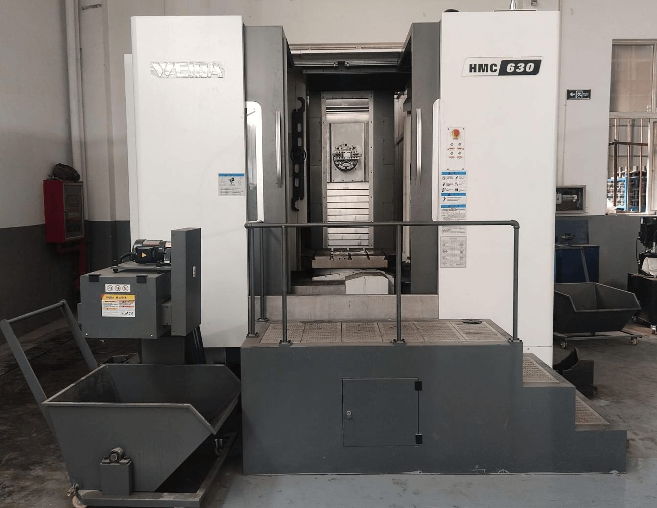 Heavy forging and casting rough machining cell - CNC machining centre