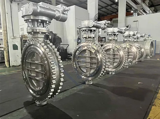 API 609 butterfly valves - double flanged production batch