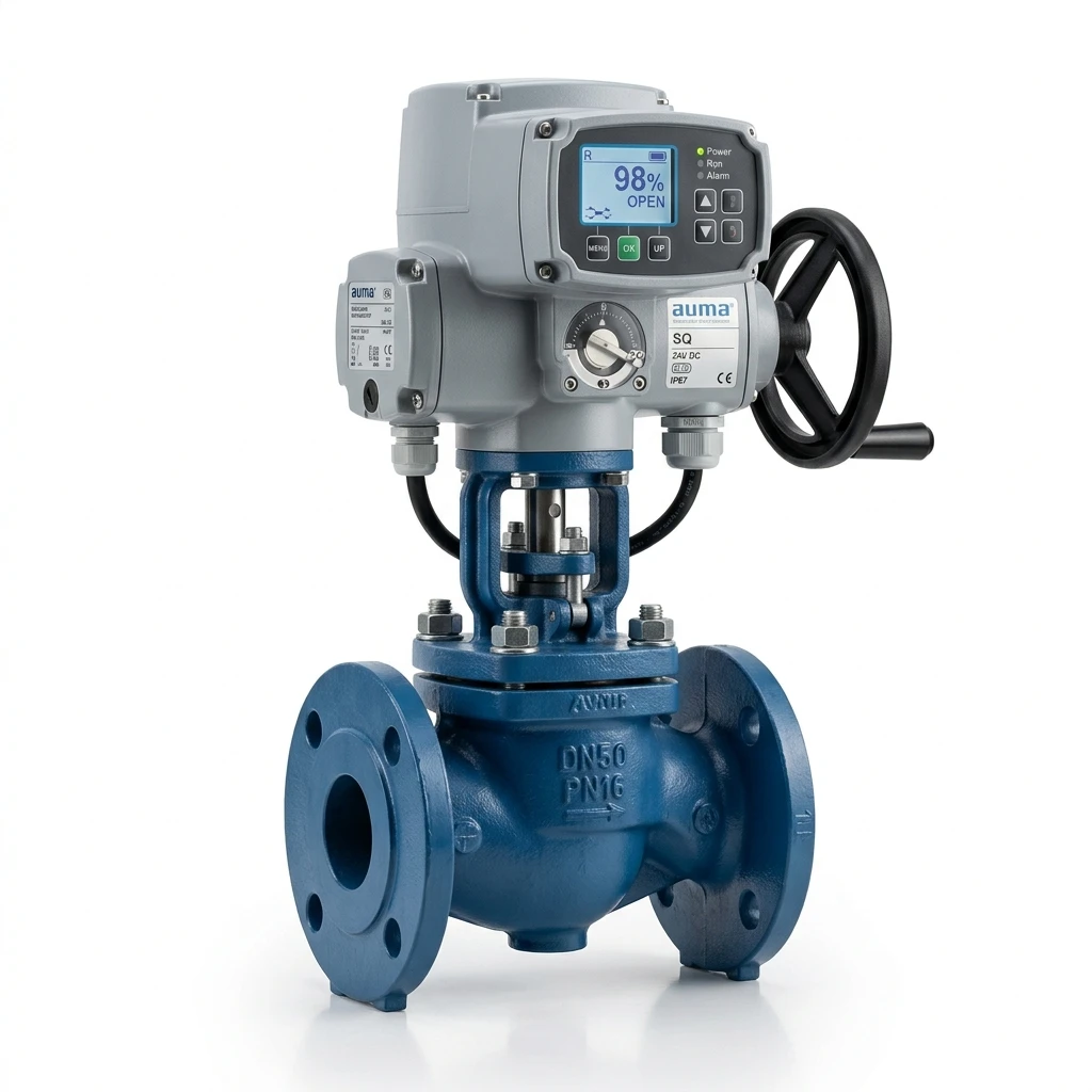 TSV Intelligent Linear Modulating Electric Globe Control Valve with Digital Smart Actuator